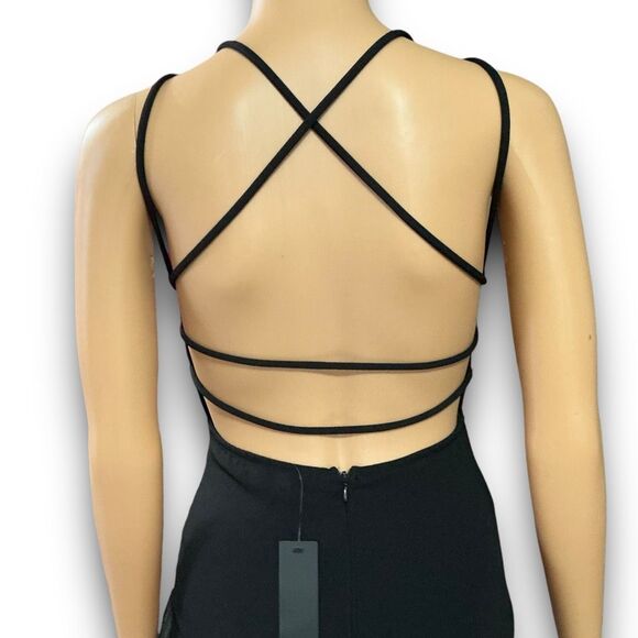 Lulu's Sleeveless Black Maxi Dress - Picture 3 of 9